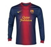 Barcelona Home Long Sleeve soccer jersey 2012-13